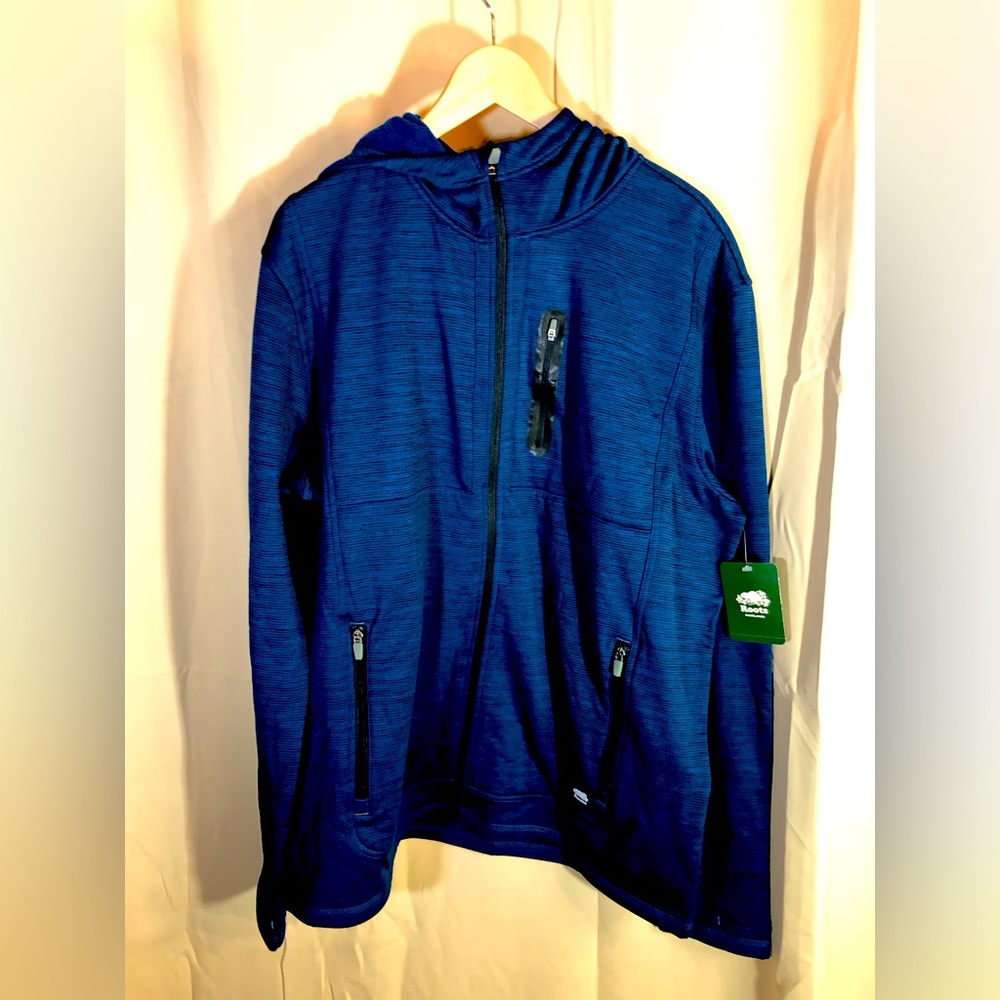 NWT Amazing Mens Roots zip-up jacket